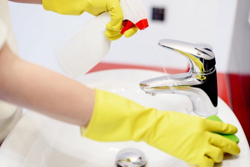 Curtain cleaning service in a Gospel Oak home