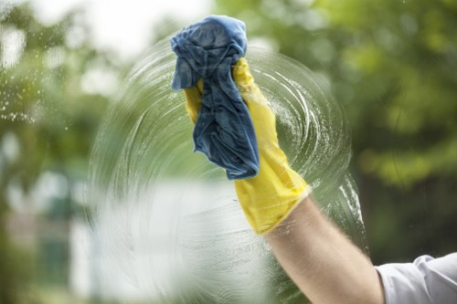 Cleaner restoring freshness to a carpeted room